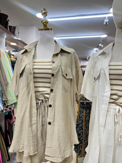 High Quality Collar Half sleeves Shirts With Tops and Shorts